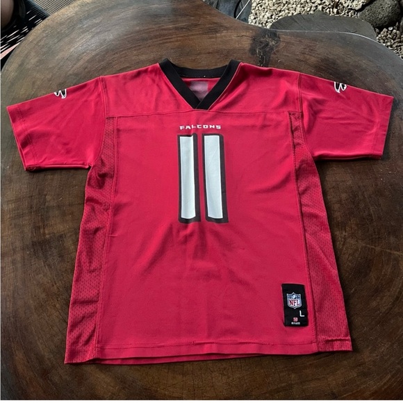 Kid’s NFL Julio Jones Atlanta Falcons Red Football Jersey Youth Large - Picture 1 of 6